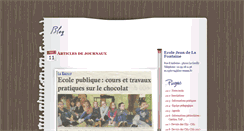 Desktop Screenshot of ecolejeandelafontaine.info